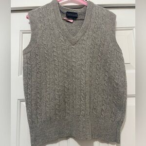 Nordstrom  Gray Cable Knit Sweater Vest
